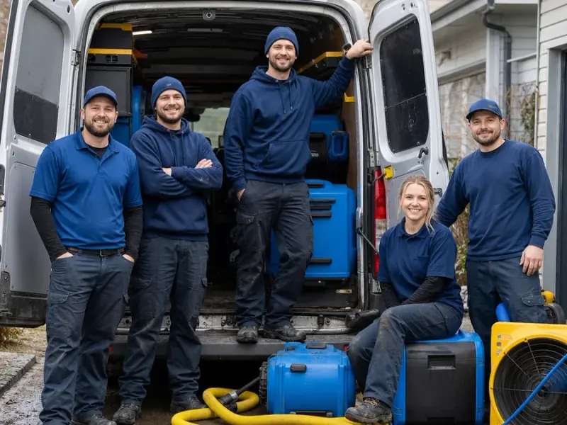 Water damage restoration team serving Spokane
